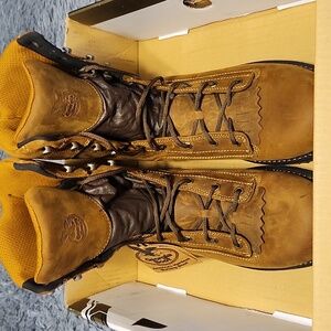 Georgia Boot 9in Logger Waterproof Boot Sz 14